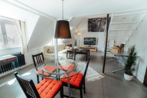 NEW人Vintage Loft Prime Maisonette人4min zum Bhf